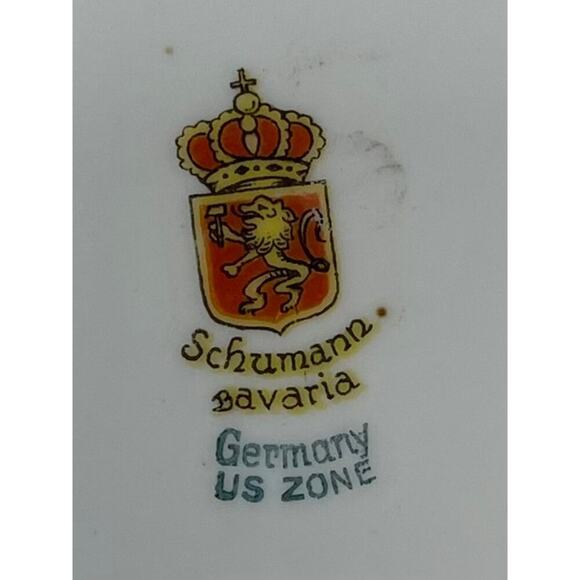 Schumann Bavaria Plate - 9" Floral Design - Picture 3 of 5